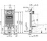 Инсталляция для унитаза  G II/1120 X01703:Чертеж 