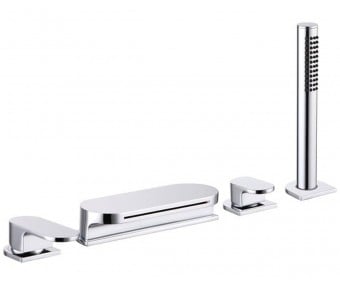 Каскадний змішувач для ванни CHROME X070073