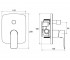 Смеситель с переключателем  CLASSIC X070088:Чертеж 