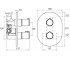 Центральный термостат  CHROME X070095:Чертеж 