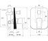 Смеситель для душа  10° FREE X070156:Чертеж 