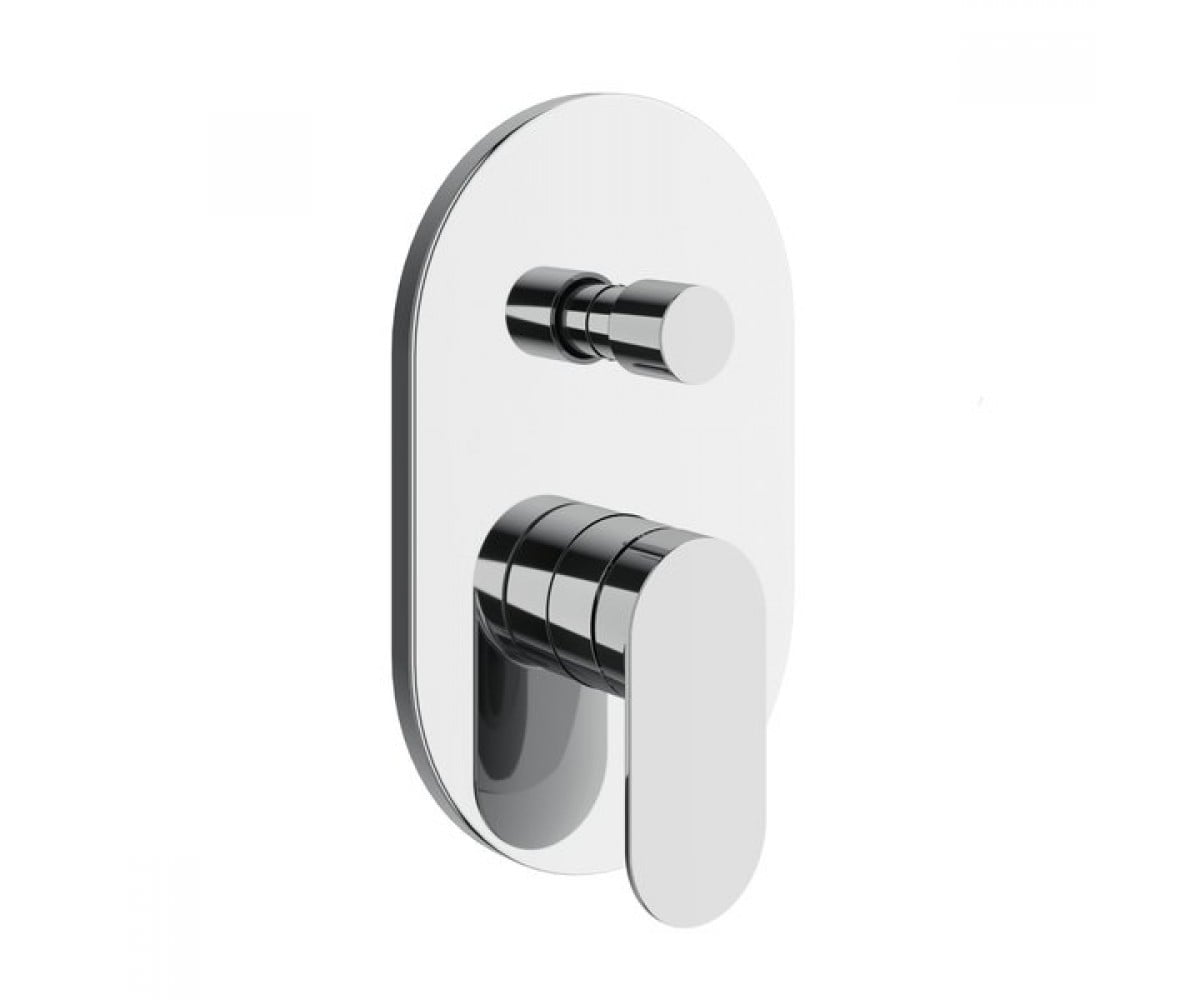 Встраиваемый смеситель с переключателем RAVAK CHROME II X070454 X070454