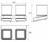 Двойной стакан для щеток  10° X07P322:Чертеж 