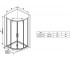 Душевая кабина  BLIX SLIM BLSCP4 X3BM70300Z1:Чертеж 