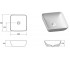 Раковина на столешницу  UNI 380 S SLIM XJX01138001:Чертеж 