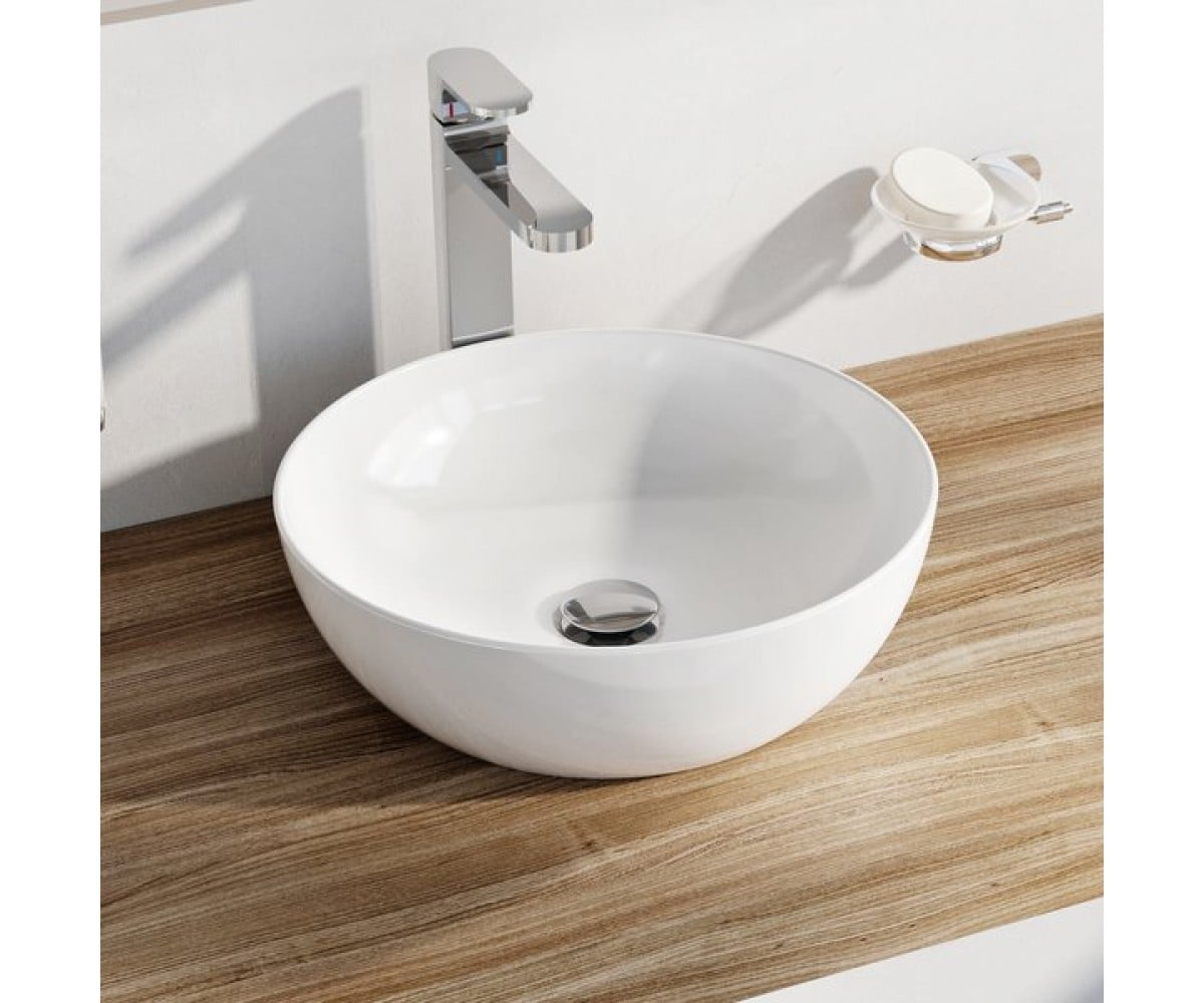 Керамический умывальник  UNI 400 B SLIM XJX01140003:Фото 2