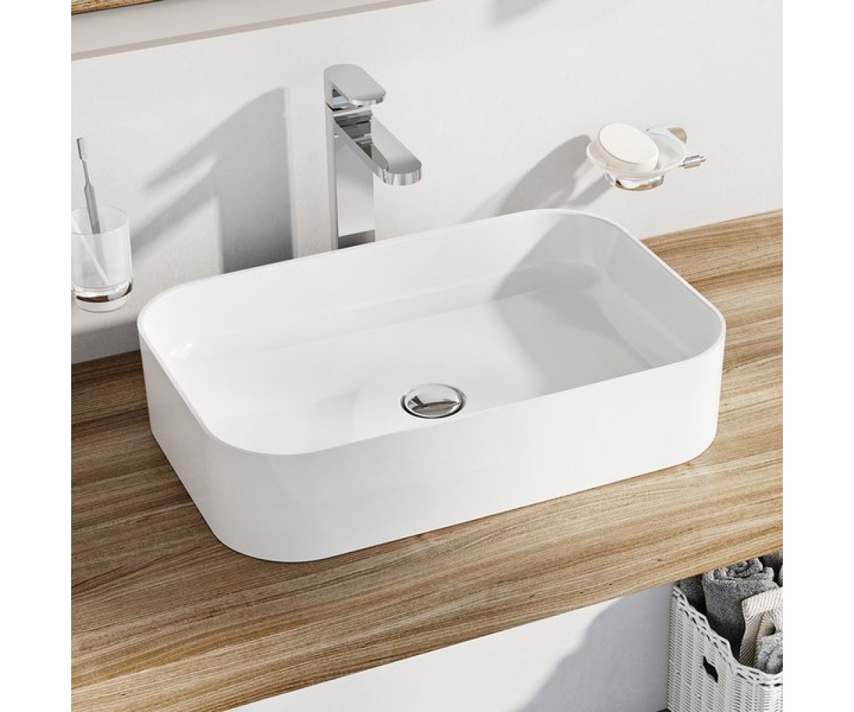 Раковина на столешницу  CERAMIC 550 R SLIM XJX01155002:Фото 2