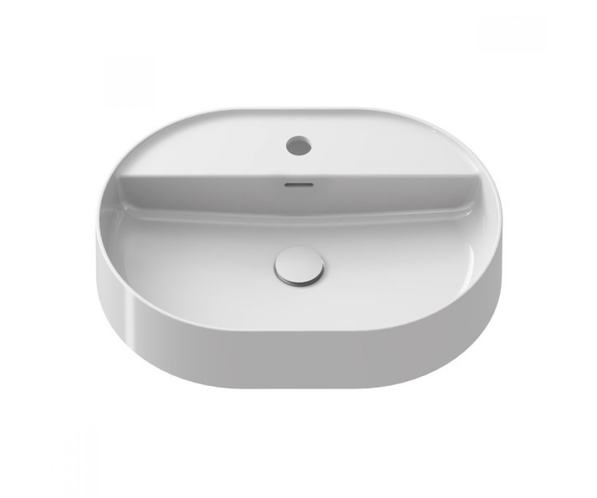Раковина керамическая  CERAMIC 550 O SLIM SHELF XJX01155003:Фото 2