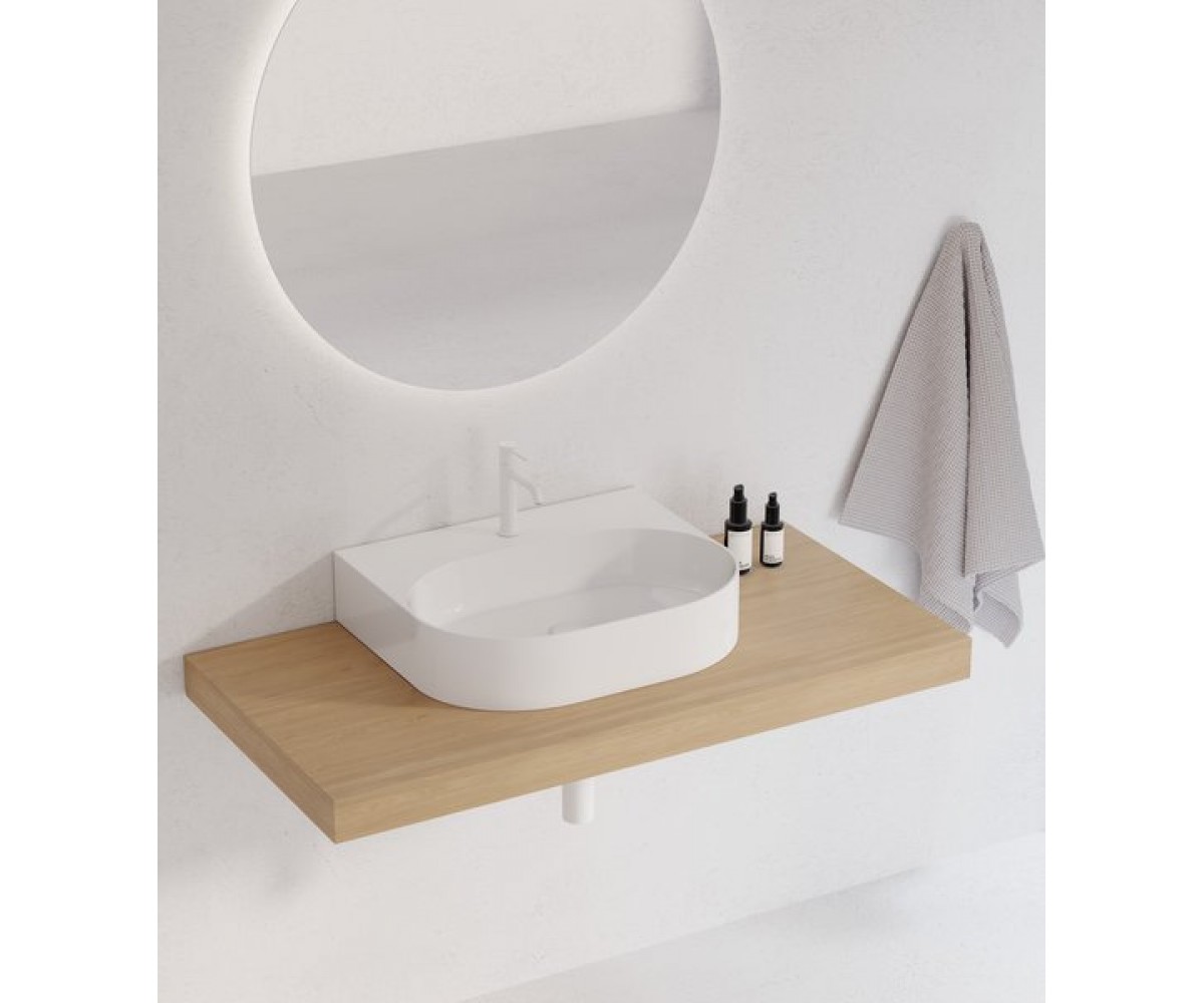 Раковина накладная  CERAMIC 550 O SLIM WALL XJX01155004:Фото 4