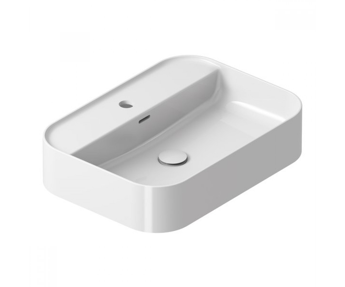 Умивальник з місцем для змішувача RAVAK CERAMIC 550 R SLIM SHELF XJX01155005 XJX01155005