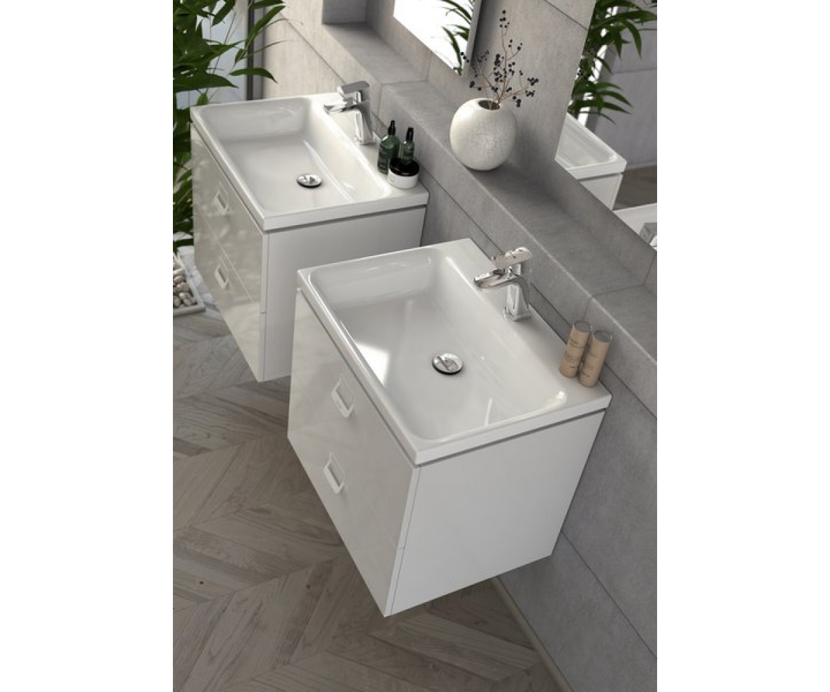 Керамическая раковина с большой чашей  COMFORT 800 XJX01280001:Фото 4