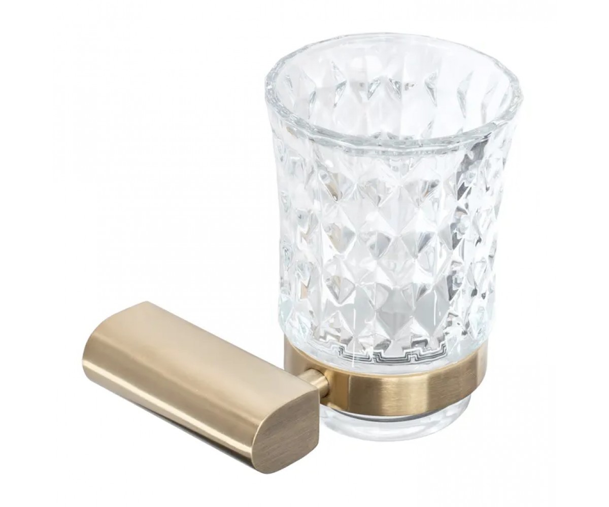 Стакан для зубных щеток REA 322224B BRUSHED GOLD  REA-77040:Фото 2