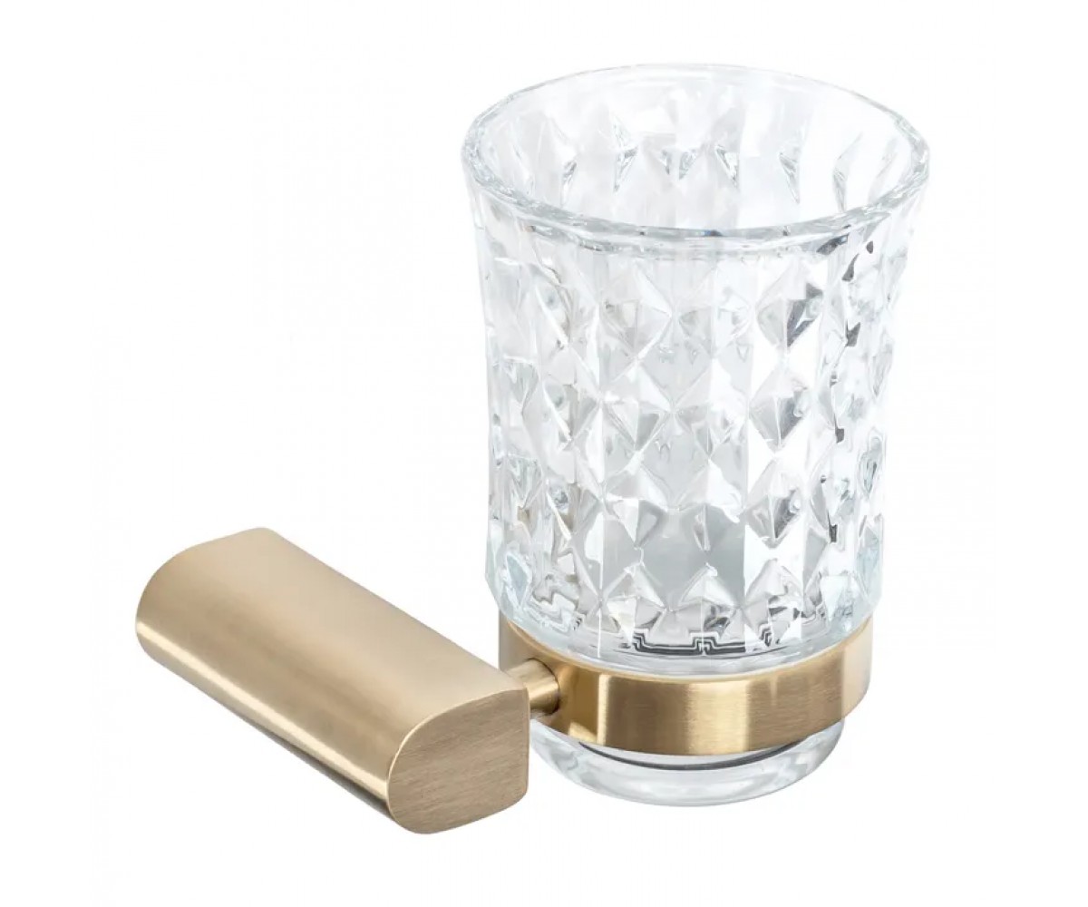 Стакан для зубных щеток REA 322224B BRUSHED GOLD  REA-77040:Фото 4