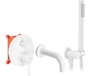 Змішувач прихованого монтажу REA LUNGO WHITE + BOX REA-B6440