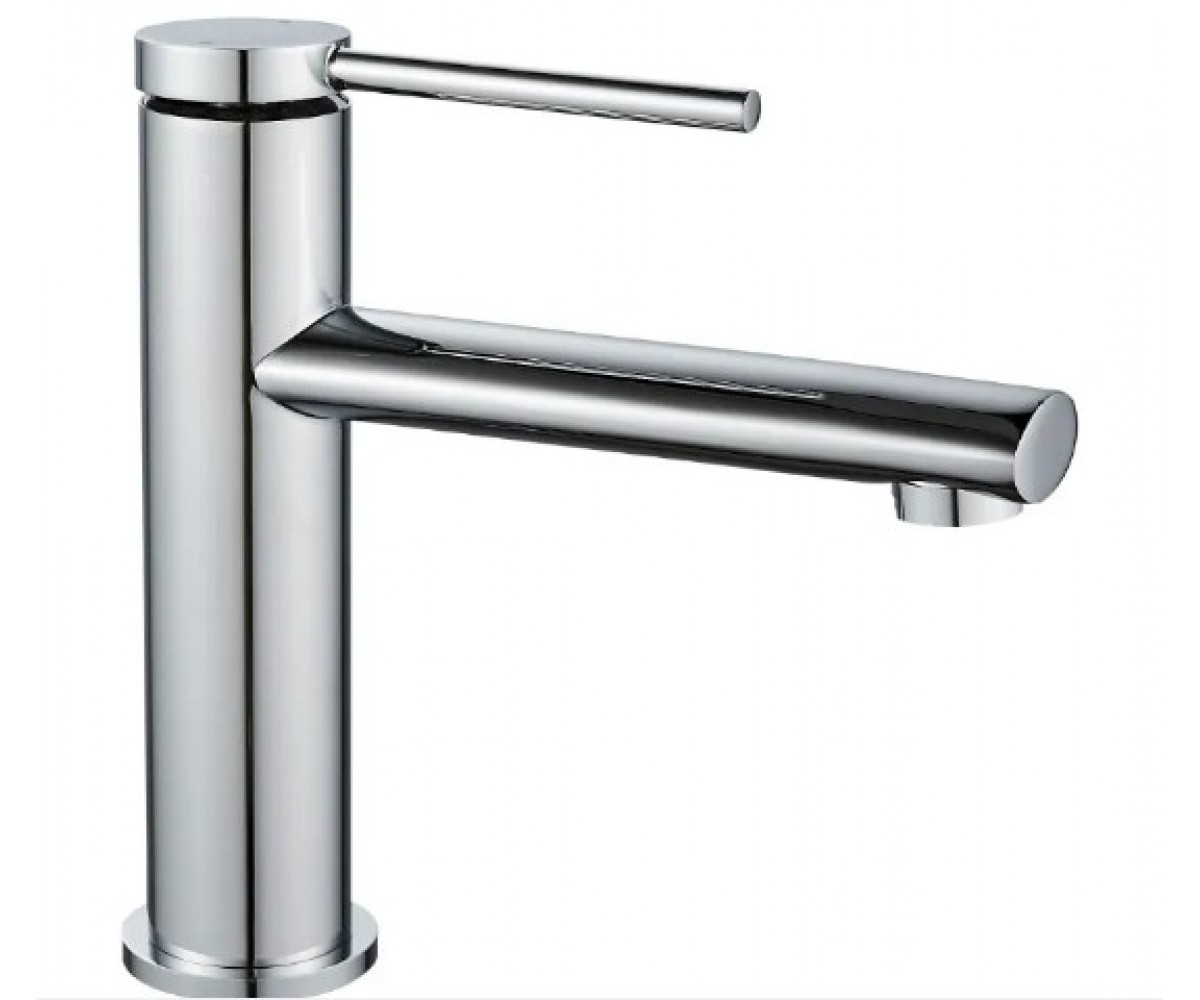 Хромований низький змішувач REA OVAL CHROME REA-B6514 REA-B6514