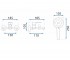 Смеситель для ванны  BLOOM REA-B9918:Чертеж 