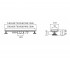 Душевой канал 70 см  LINE 2 REA-G0105:Чертеж 