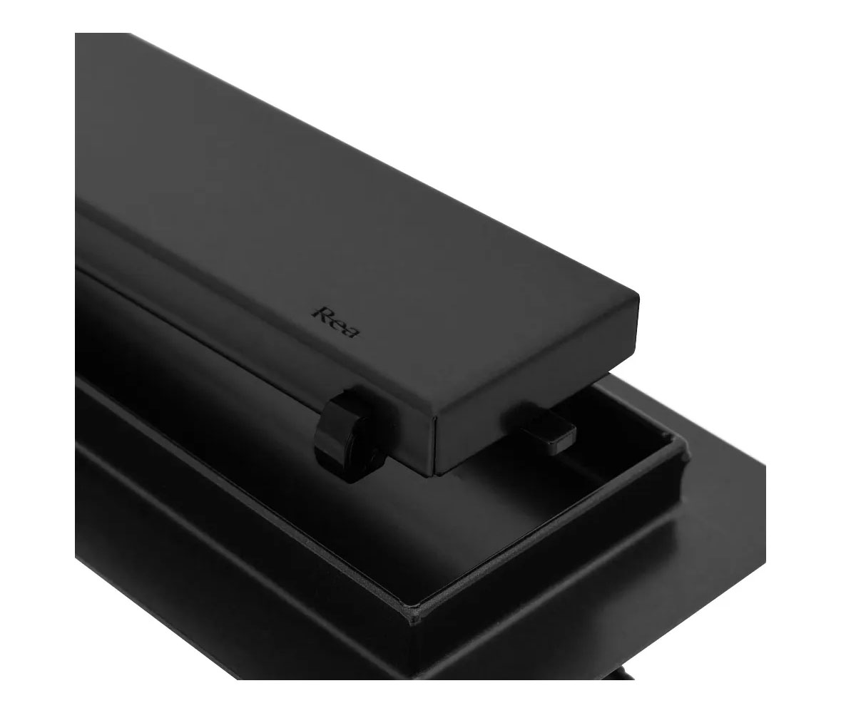 Трап для душа 2 в 1 50 см  NEO PRO BLACK REA-G0999:Фото 3