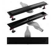 Трап для душу REA NEOX 80 SUPERFLOW BLACK REA-G7807