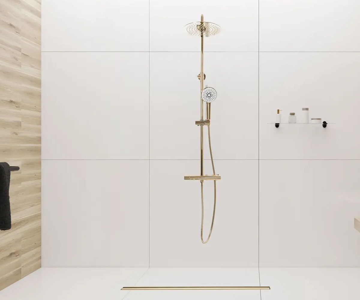 Душевой канал 60 см  NEO SLIM PRO GOLD REA-G8013:Фото 7
