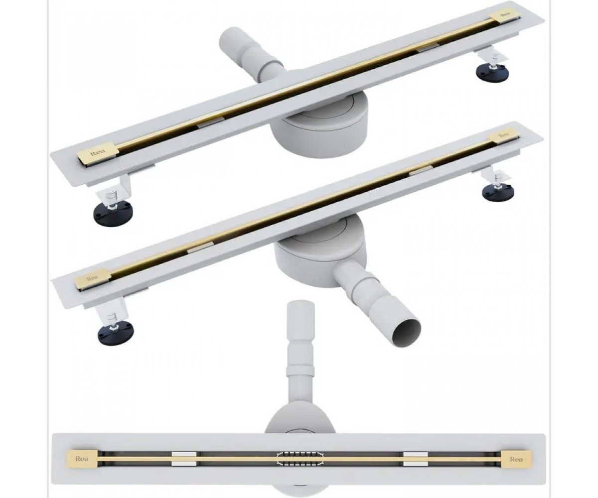 Душовий канал REA NEO 60 ULTRA SLIM PRO BRUSHED GOLD REA-G9803 REA-G9803