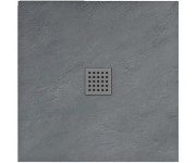 Квадратний піддон REA GREY ROCK 90X90 REA-K4585