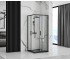 Кабинка квадратная 80х80 см  PUNTO BLACK REA-K4800:Фото 2