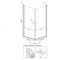 Кабина квадрантная 80х80 см  EASY SPACE N2 REA-K5413:Чертеж 