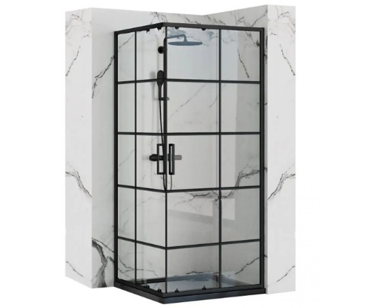 Душова кабіна REA CONCEPT BLACK 90X90 REA-K5478 REA-K5478