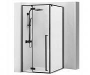 Квадратная кабинка 90х90 см REA FARGO BLACK REA-K6318