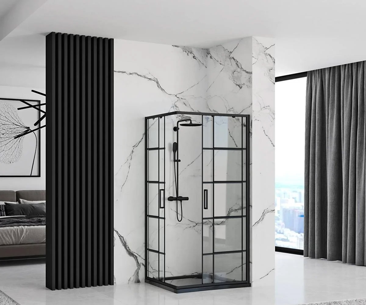 Прямоугольная кабина 80х100 см  CONCEPT REA-K6389:Фото 3