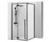 Прямокутна кабіна 80x100 см  REA FARGO BLACK REA-K6950 REA-K6950