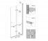 Душевая дверь  FOLD N2 REA-K7438:Чертеж 