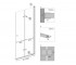 Душевая дверь  FOLD N2 REA-K7442:Чертеж 