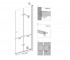 Душевая дверь  FOLD N2 REA-K7443:Чертеж 