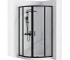 Кутова кабіна REA LOOK BLACK 80х80 REA-K7902 REA-K7902