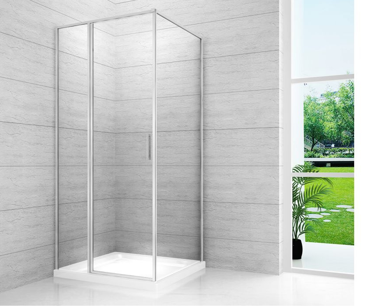 Левосторонняя кабина 80х100 см  ATRIUM SQUARE REA-K8004:Фото 2