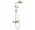 Душевой гарнитур REA BRAVO BRUSHED GOLD матовое золото с изливом  REA-P4121:Фото 4