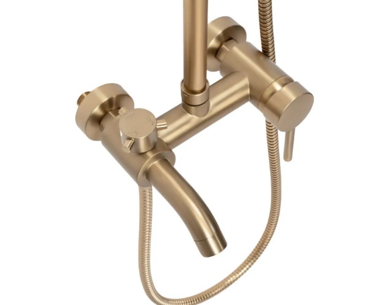 Душевая система  LUIS BRUSHED GOLD REA-P7051:Фото 3