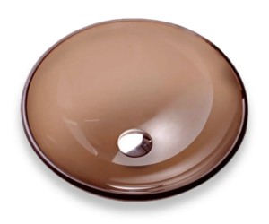 Скляний умивальник 42 см REA BOWL REA-U0053