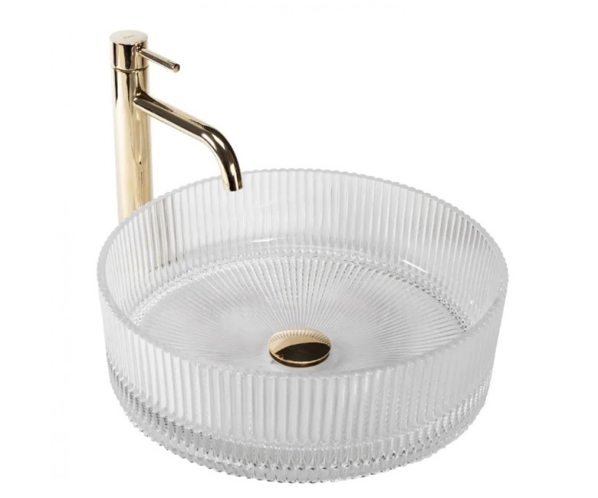 Раковина на столешницу REA INGRID TRANSPARENT 40 REA-U0278 REA-U0278