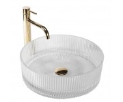 Раковина на столешницу REA INGRID TRANSPARENT 40 REA-U0278