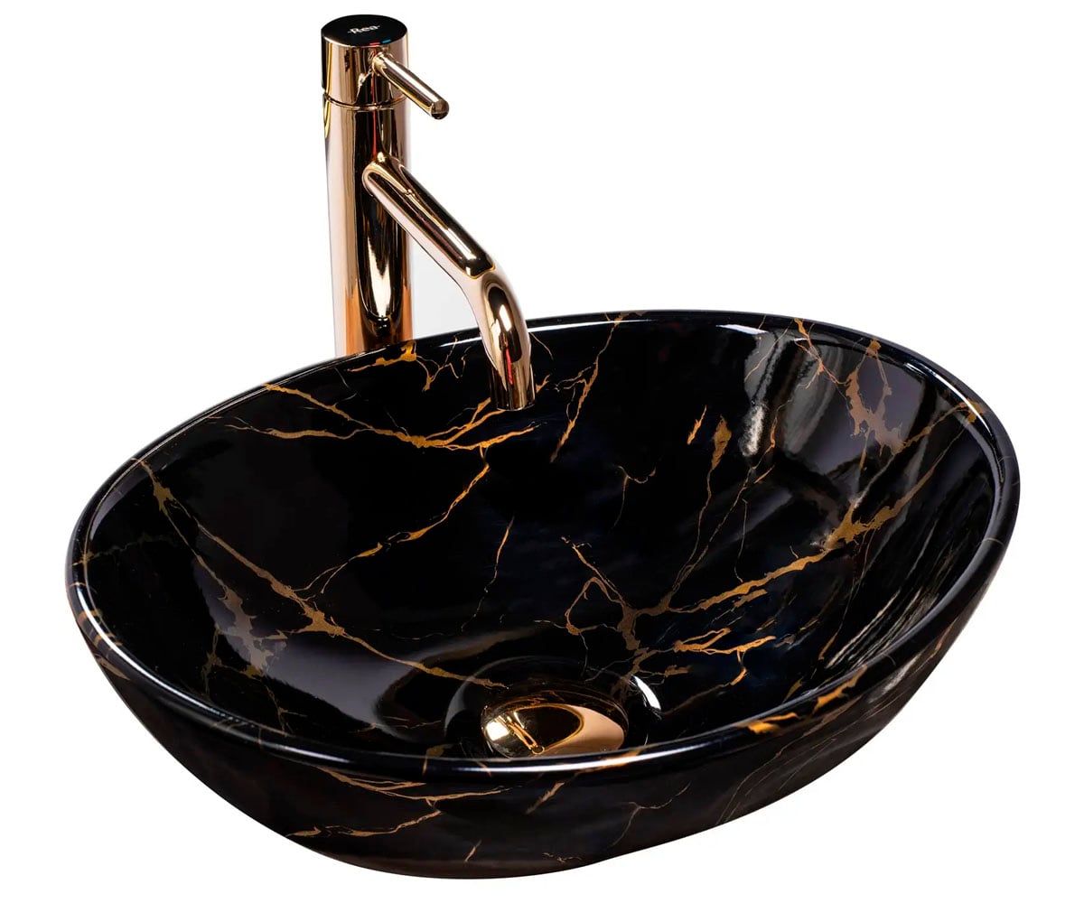 Умивальник на стільницю REA SOFIA MARBLE REA-U5611 REA-U5611