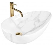 Подовжена раковина REA GRETA 65 BIANCO SHINY REA-U6501