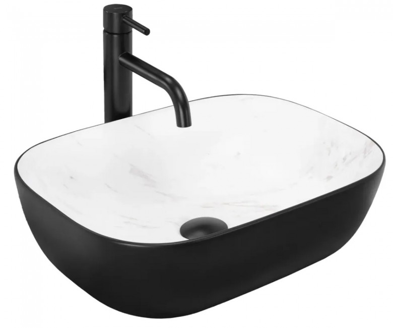 Керамічна раковина REA BELINDA BLACK CALALA MAT REA-U6759 REA-U6759
