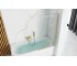 Ширма для ванны  ELEGANT BRUSHED GOLD 80 REA-W6601:Фото 2