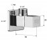 Кран для сантехники  SQUARE 128S1212:Чертеж 