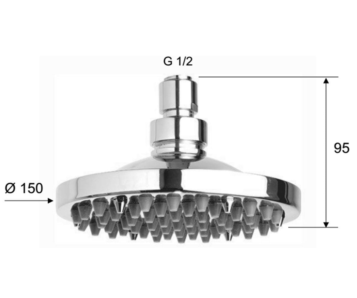 Душевая головка  RAIN 359R15:Чертеж 
