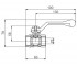 Кран для воды  STANDARD 362FF10:Чертеж 