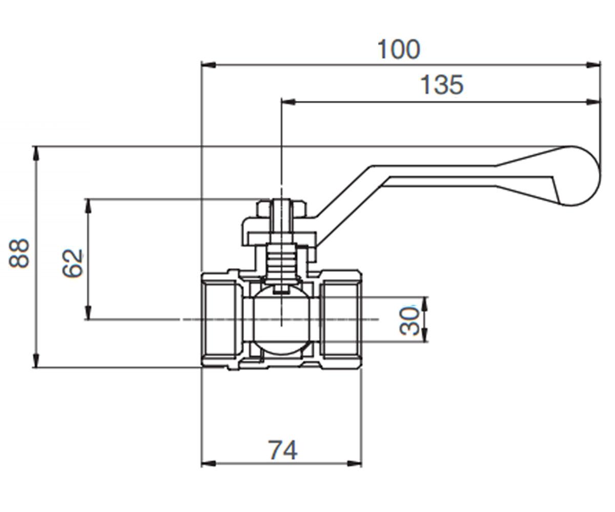 Кран для воды  STANDARD 362FF112:Чертеж 